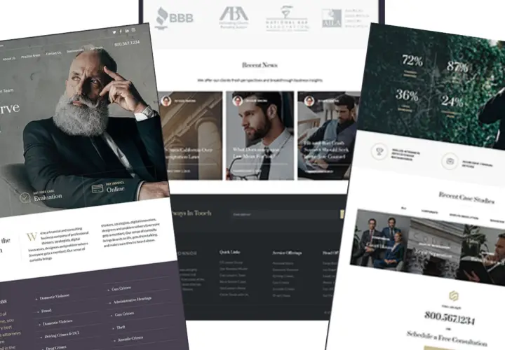 High converting landing page