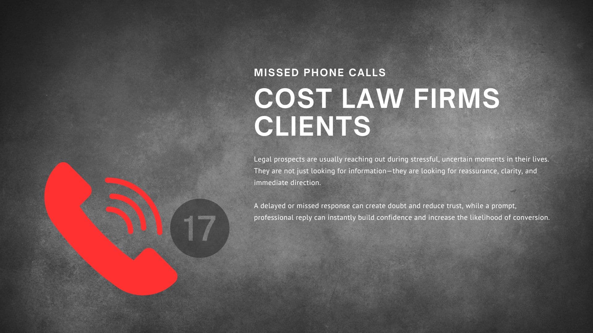missed calls cost law firms clients